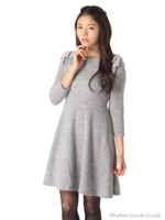 フィット＆フレアーカットOP/グレー