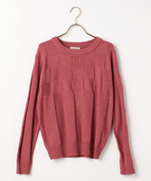 ブロック編みニット