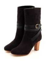 BFC アンクルベルトショートブーツ75/BLACK