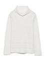 畦ボーダーニットプルオーバー/WHT