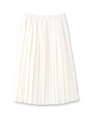 haupia プリーツミディスカート/アイボリー(004)
