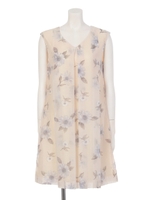 オリジナルガーベラ柄ワンピ/ラベンダー