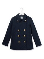 キルティングダブルジャケット/ネイビー(093)