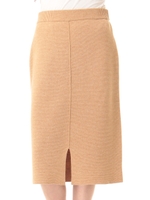 ニットタイトスカート/茶系