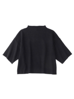 ボトルネックショート丈プルオーバー/グレー(212)