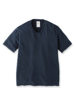 Violet Buffalo Wallows トップ染めVネックTシャツ/ネイビー系(294)