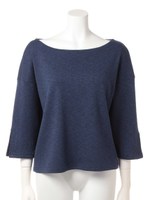 【Latina】MIXニットアームスリットTOP（別売りSET UP）/ブラック(027)