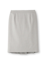 サキソニーウールバックプリーツスカート/ブラック(019)