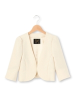 ペプラムボレロジャケット/ブラック(019)