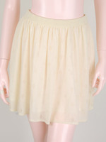 透かし編スカート/PK