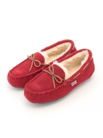 内ボア付きレザーモカシン/ダークブラウン