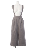 ウォームサスペンダーワイドJ/W PT/BLK