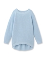 クルーネックバルキーニット/ライトブルー(091)