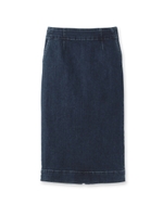 ストレッチデニムスカート/ブルー(092)