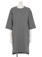 フレアスリーブストレートOP/グレー