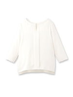 cannelle キーネックブラウス/ライトベージュ(051)