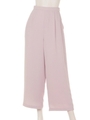 ジャストウェストワイドパンツ/ラベンダー