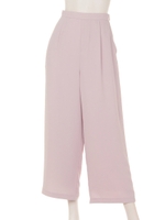 ジャストウェストワイドパンツ/ラベンダー