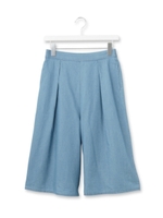 デニムスカーチョパンツ/ブルー系(094)