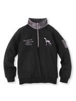 迷彩切り替えスタンドジッププルオーバー/グレー(912)