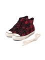 【CONVERSE】ALL STAR WOOLRICH HI/REDxBLK