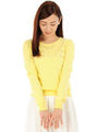 【OU】HOLICニットTOP/YELLOW