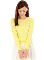 【OU】HOLICニットTOP/YELLOW