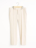 アナカ ダブルクロステーパードパンツ/ベージュ