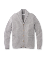 コットンリネンショールカラーカーディガン/ネイビー(093)