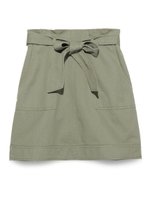 タック台形スカート/NVY