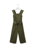 テンセルデニムサロペットパンツ/カーキ(027)