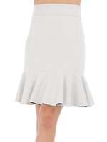 マーメイドギャザーSK/WHITE