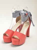 リボンタイパンプス/ライトブルー