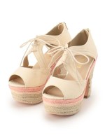 【LIZ LISA】カラージュートサンダル/ホワイト