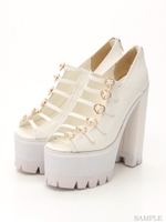 ハートベルテッドシューズ/ピンク