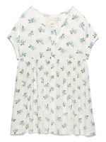 ローズ柄チュニック/BLU