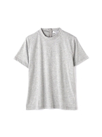天竺ハイネックTシャツ/グレー(020)