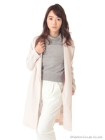 エッグラインジャケコート/クロ