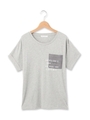 ワンポケットクルーネックTシャツ/オフホワイト(003)