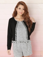 フロントビジューカーデ/MINT