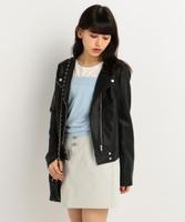 合皮ライダースジャケット