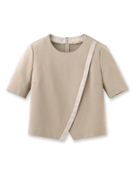 綿混ストレッチポンチプルオーバー/ネイビー(093)