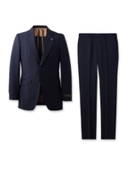 ウールモヘアベーシックスーツ/ネイビー(093)