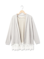 カーディガン+プルオーバー/グレー(012)