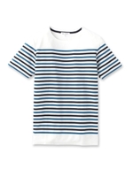 ◆リップルボーダーTシャツ/レッド(162)