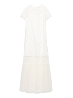 レースロングワンピース/BLK