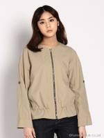 ヴィンテージタイプライターブルゾン/ベージュ