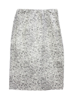 花柄スカート/グレー