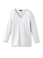 [S]Vネックサマーニットプルオーバー/ブルー(692)