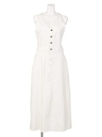 デニムサロペットスカート/INDIGO